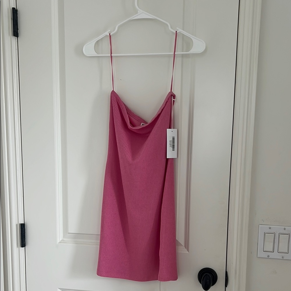 REFORMATION Kala pink dress